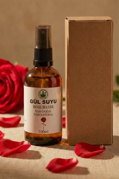 Doğal Gül Suyu 100 ml – %100 Saf
