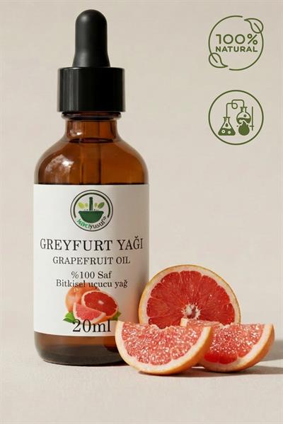 Greyfurt Uçucu Yağı 20 ml – %100 Saf & Doğal