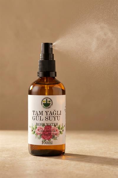 Gül Suyu 100 ml – Yağı Alınmamış %100 Saf Tonik