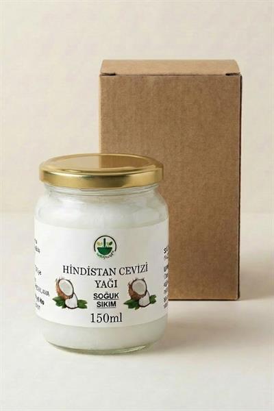Hindistan Cevizi Yağı 150 ml – %100 Saf & Doğal (Soğuk Sıkım)