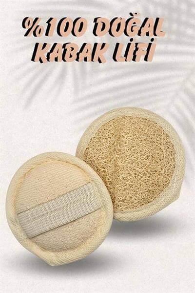 Kabak Lifi Yüz Kesesi – Doğal Banyo Lifi