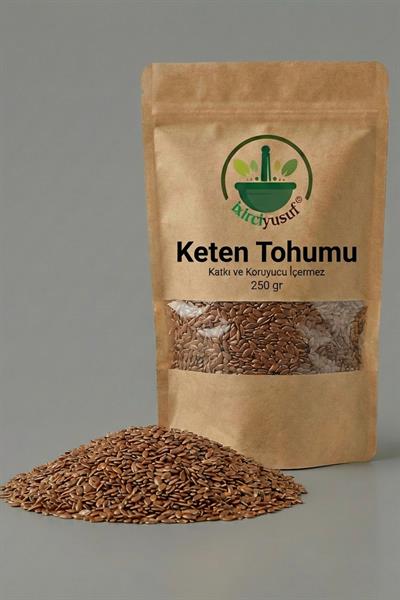 Keten Tohumu Tane 250 g – Doğal & Katkısız