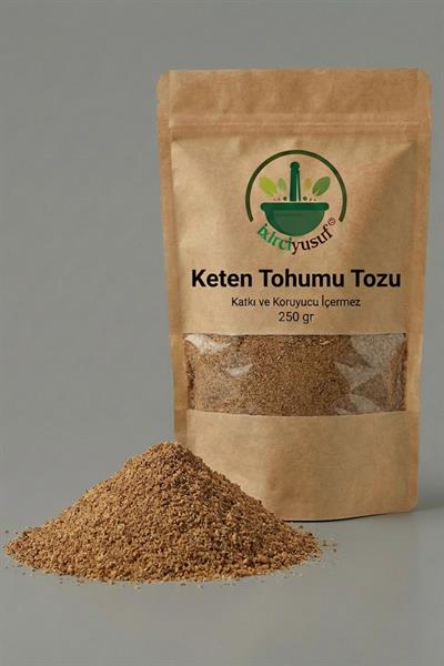 Keten Tohumu Tozu 250 g – Öğütülmüş & Katkısız