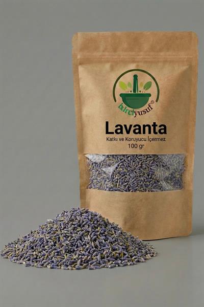Lavanta Çiçeği Kurusu 100 g – Doğal, Elenmiş & Katkısız