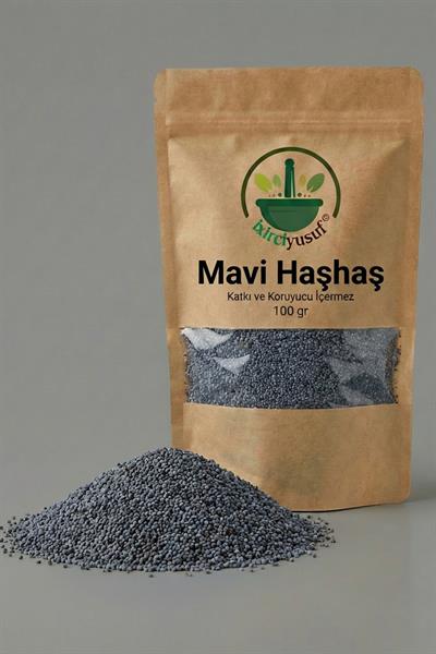 Mavi Haşhaş 100 g – Katkısız