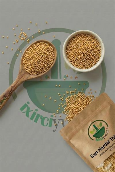 Sarı Hardal Tohumu 100 g – Katkısız & Elenmiş