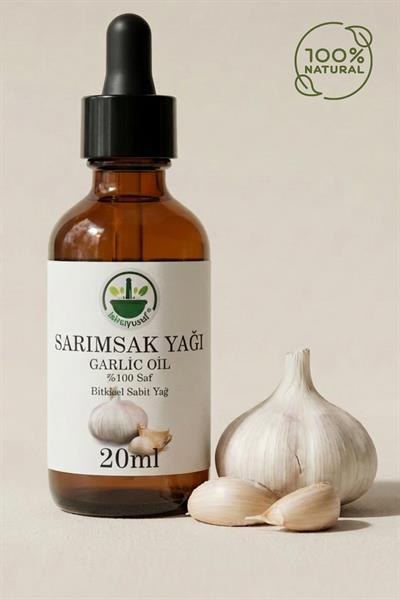 Sarımsak Yağı 20 ml – %100 Saf & Doğal