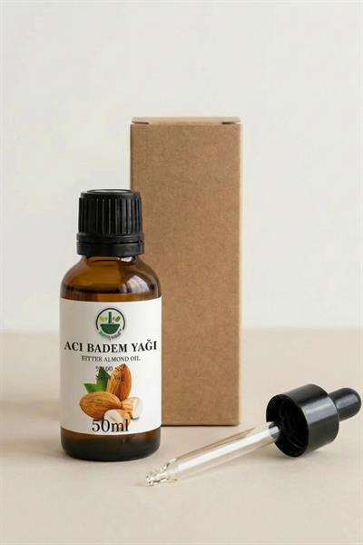 Soğuk Sıkım Acı Badem Yağı 50 ml – %100 Saf & Doğal