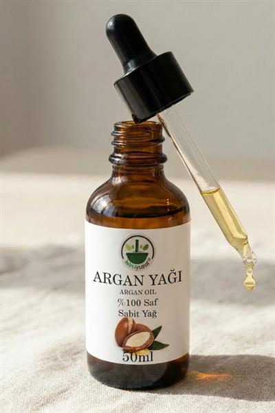 Soğuk Sıkım Argan Yağı 50 ml – %100 Saf & Doğal