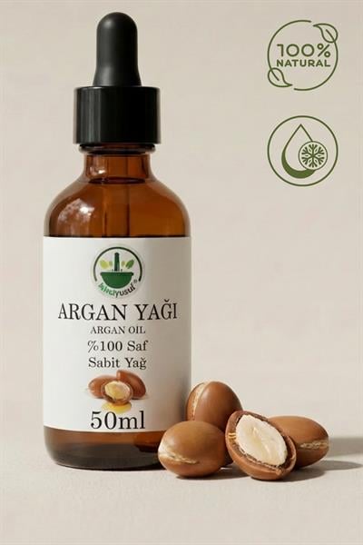 Soğuk Sıkım Argan Yağı 50 ml – %100 Saf & Doğal