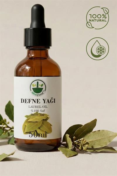 Soğuk Sıkım Defne Tohumu Yağı 50 ml – %100 Saf & Doğal