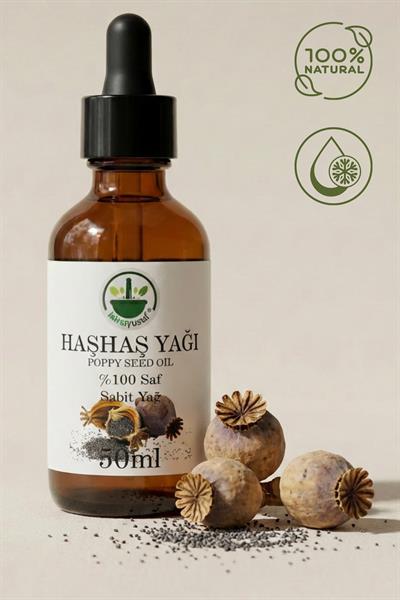 Soğuk Sıkım Haşhaş Yağı 50 ml – %100 Saf & Doğal