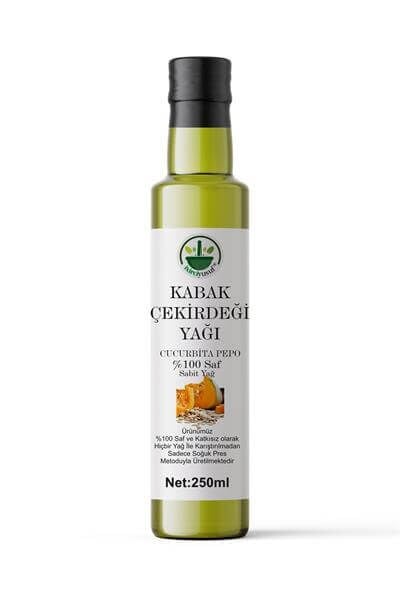Soğuk Sıkım Kabak Çekirdeği Yağı (%100 Saf ve Doğal) 250ml /kabakçekirdeği