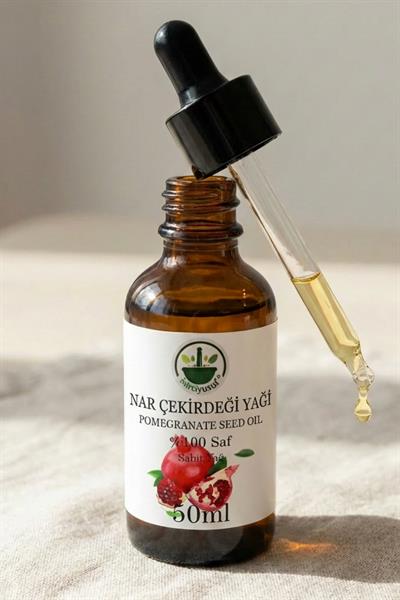Soğuk Sıkım Nar Çekirdeği Yağı – %100 Saf & Doğal