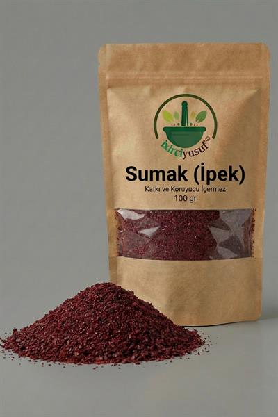 Sumak Toz (İpek) 100 g – Öğütülmüş & Katkısız