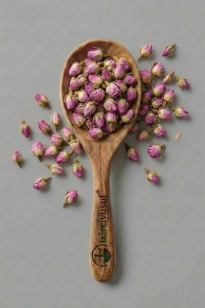 Tomurcuk Gül Kurusu 50 g – Pembe, Elenmiş & Kokulu