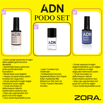 ADN PODO SET (PODO BASE-PODO ZINC BASE-PODO PREP)