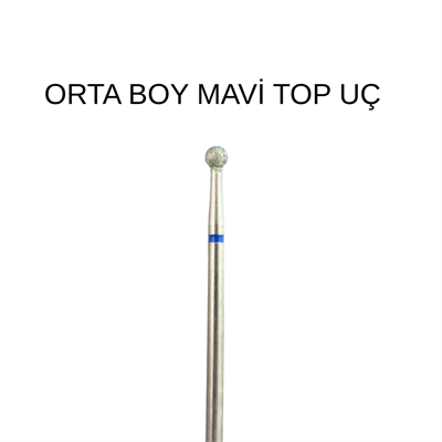 MAVİ TOP FREZE UÇ ORTA BOY
