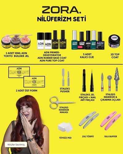 Nilüferizm Protez Tırnak Seti