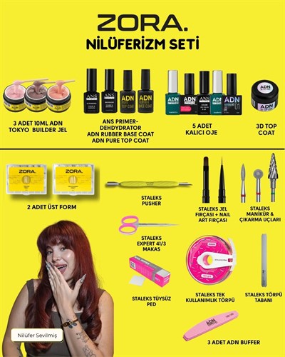 Nilüferizm Protez Tırnak Seti