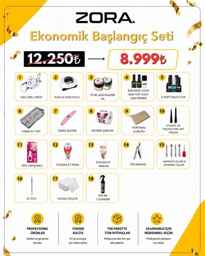 ZORA EKONOMİK BAŞLANGIÇ SETİ