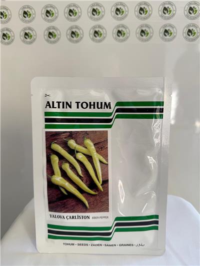 YALOVA ÇARLISTON Biber Tohumu Paket Tohum Altın Tohum Golden Seed 