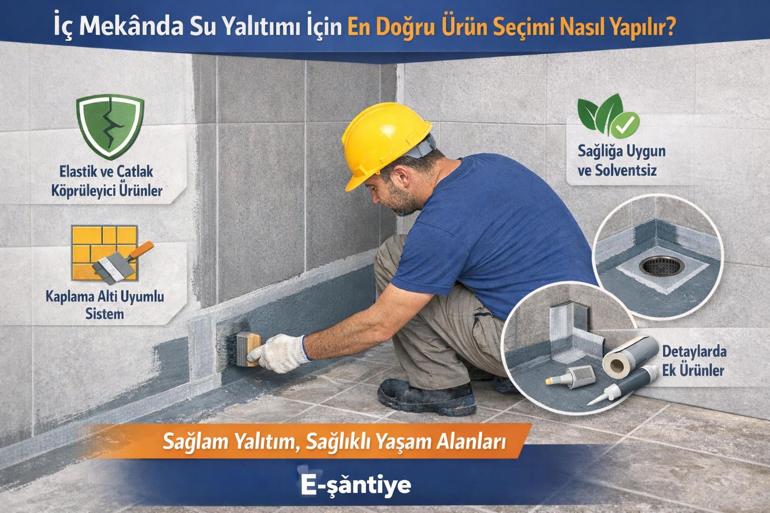 İç mekânlarda su yalıtımı