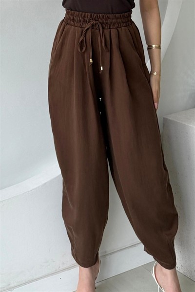 MODAL KUMAŞ YUMUŞAK DOKULU BAGGY PANTOLON