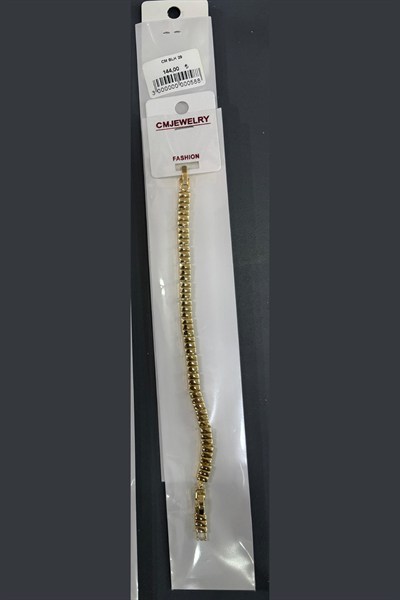 Altın Rengi Minimalist Bakla Zincir 316L Çelik Kadın Bileklik