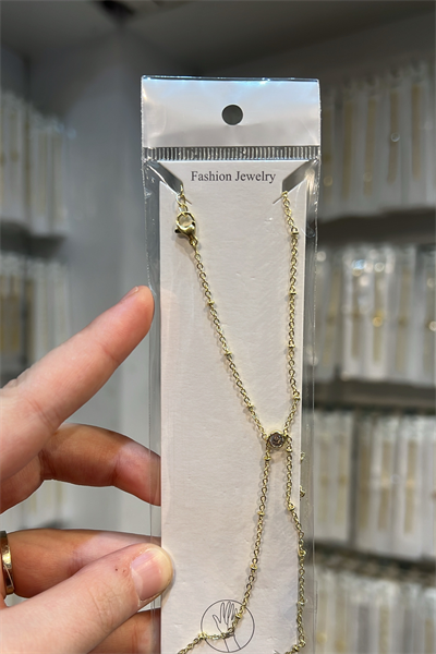 Minimalist Tektaş Tasarım Gold Şahmeran Bileklik