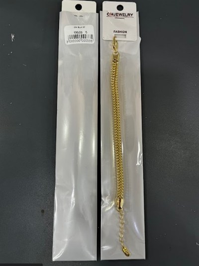 Toptan 316L Çelik Gold Baget Zirkon Taşlı Asansörlü Kadın Bileklik
