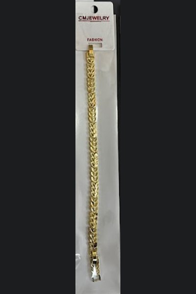 Toptan 316L Çelik Gold Dikey Baget Zirkon Taşlı Modern Kadın Bileklik