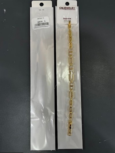 Toptan 316L Çelik Karışık Kesim Zirkon Taşlı Lüks Baget Bileklik