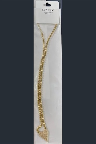 Toptan 316L Çelik Zirkon Taşlı Kutup Yıldızı ve Damla Sarkıtlı Kolye