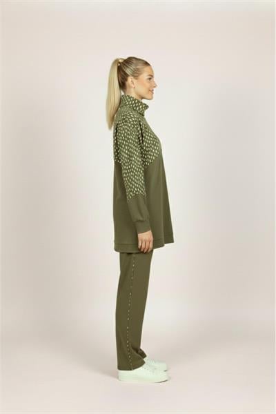 A103355 Aguaje Garnili Bluz Pantalonlu Takım / HAKİ