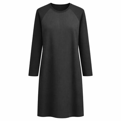 A103755 Aguaje Bisiklet Yaka Tunik / SİYAH