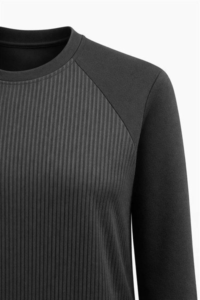 A103755 Aguaje Bisiklet Yaka Tunik / SİYAH