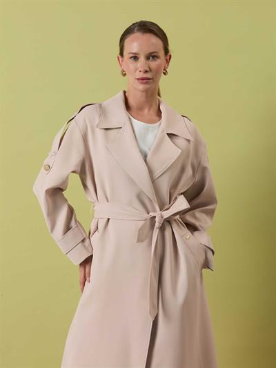 A20455 Aguaje Astarı Desenli Kap / BEJ