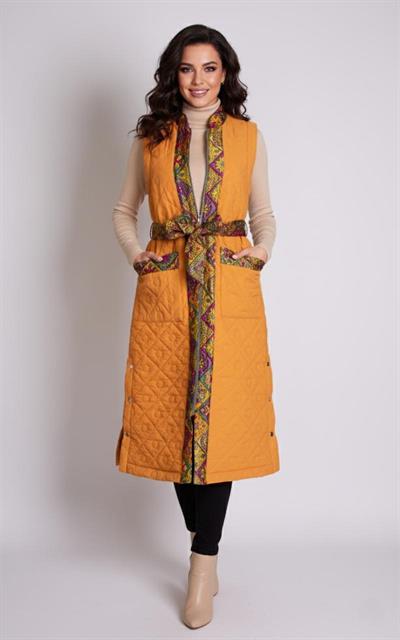 A204644 Aguaje jakar Detaylı Yelek / ORANJ