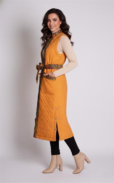 A204644 Aguaje jakar Detaylı Yelek / ORANJ