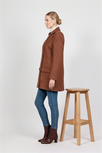 A205755 Aguaje Blazer Düğmeli Kısa Kaban / CAMEL