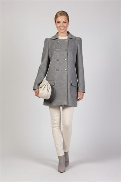 A205755 Aguaje Blazer Düğmeli Kısa Kaban / GRİ