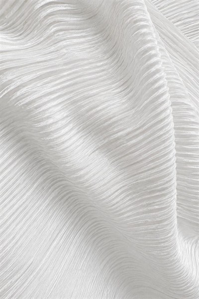 A40066 Aguaje Pilise Detaylı Bağlamalı  Tunik Pantolon Takım / BEYAZ