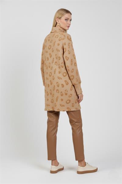 A403455 Aguaje Triko Tunik Deri Pantolonlu Takım / CAMEL