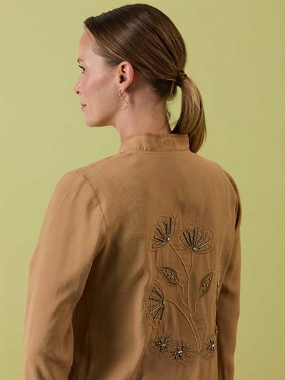 A41435 Aguaje Nakış Detaylı Takım / CAMEL
