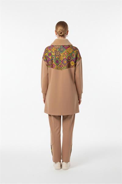 A419355 Aguaje Jakar Garnili Pantolonlu Takım / CAMEL