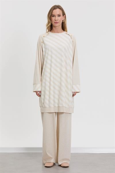 M10044 Melidia Verev Tunik / EKRU