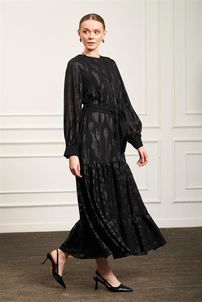 M30274 Melida Elbise / SİYAH