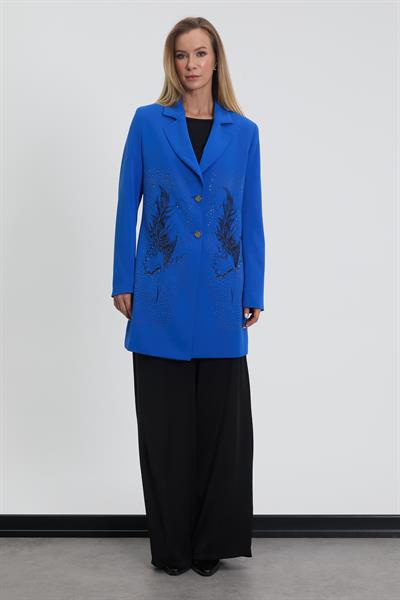 M70104 Meldia Abiye Üçlü Takım / SAKS MAVİ