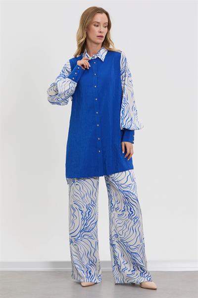 M70924 Melidia Tunik Takım / MAVİ
